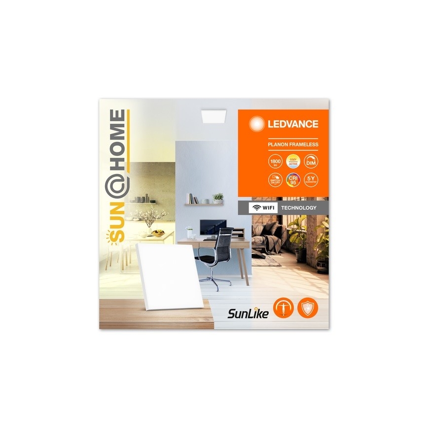 Ledvance - LED Aptumšojama griestu lampa SUN@HOME LED/20W/230V 2200-5000K CRI 95 Wi-Fi