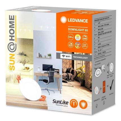 Ledvance - LED Aptumšojama iegremdējama lampa SUN@HOME LED/4,5W/230V 2200-5000 CRI 95 Wi-Fi