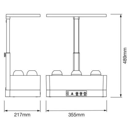 Ledvance - LED Aptumšojama interjera augu lampa GARDEN KIT LED/24W/230V