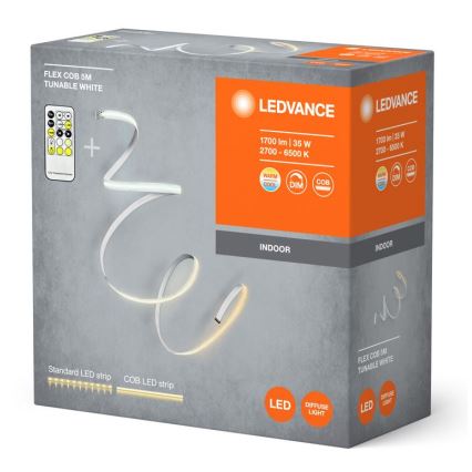 Ledvance - LED Aptumšojama josla FLEX COB 5m LED/35W/230V 2700-6500K + tālvadības pults