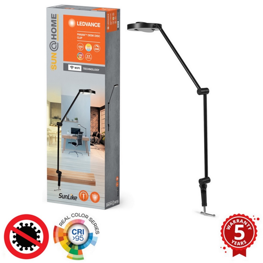 Ledvance - LED Aptumšojama lampa ar fiksatoru SUN@HOME LED/15W/230V 2200-5000K CRI 95 Wi-Fi