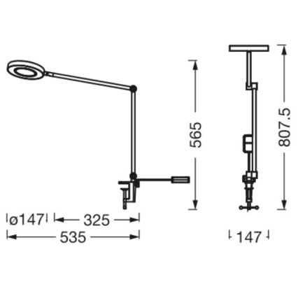 Ledvance - LED Aptumšojama lampa ar fiksatoru SUN@HOME LED/15W/230V 2200-5000K CRI 95 Wi-Fi