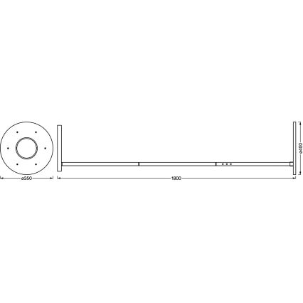 Ledvance - LED Aptumšojama grīdas stāvlampa SUN@HOME LED/36W/230V 2200-5000K CRI 95 Wi-Fi