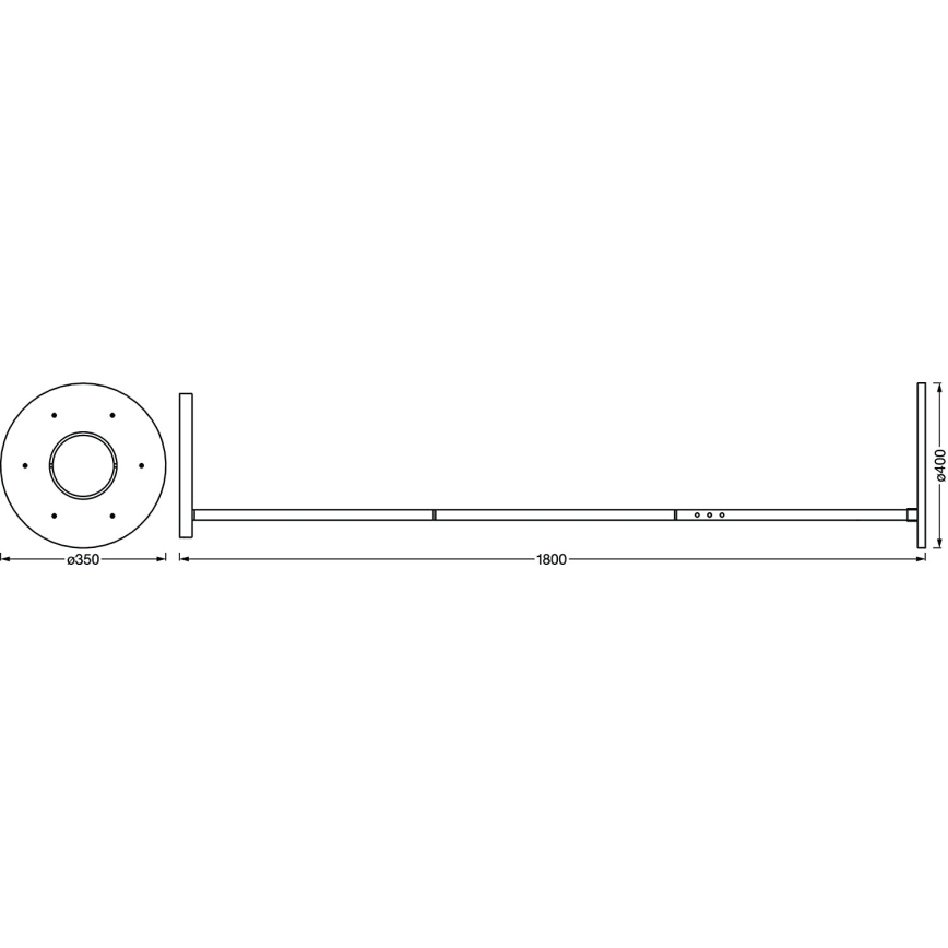 Ledvance - LED Aptumšojama grīdas stāvlampa SUN@HOME LED/36W/230V 2200-5000K CRI 95 Wi-Fi