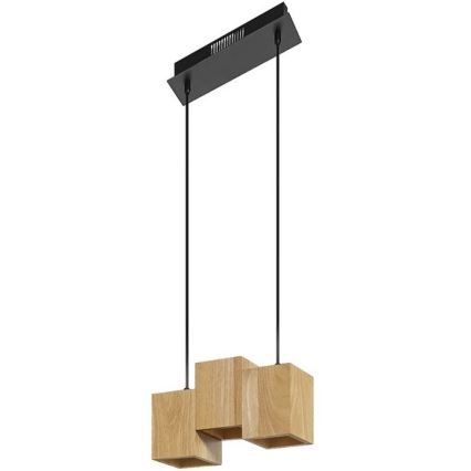 Ledvance - LED Aptumšojama lustra ar auklu DECOR WOOD 3xLED/7W/230V Wi-Fi