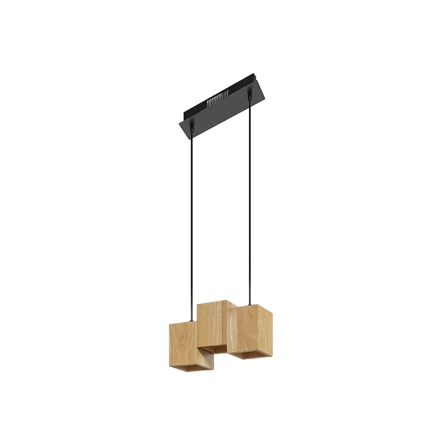 Ledvance - LED Aptumšojama lustra ar auklu DECOR WOOD 3xLED/7W/230V Wi-Fi