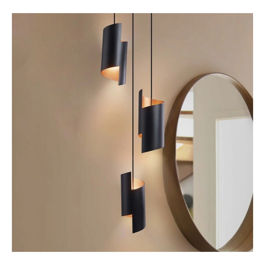 Ledvance - LED Aptumšojama lustra ar auklu SMART+ DECOR 3xLED/8W/230V melna Wi-Fi