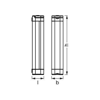 Ledvance - LED Aptumšojama orientēšanās lampa LINEAR LED/6,9W/5V 2200 mAh IP54