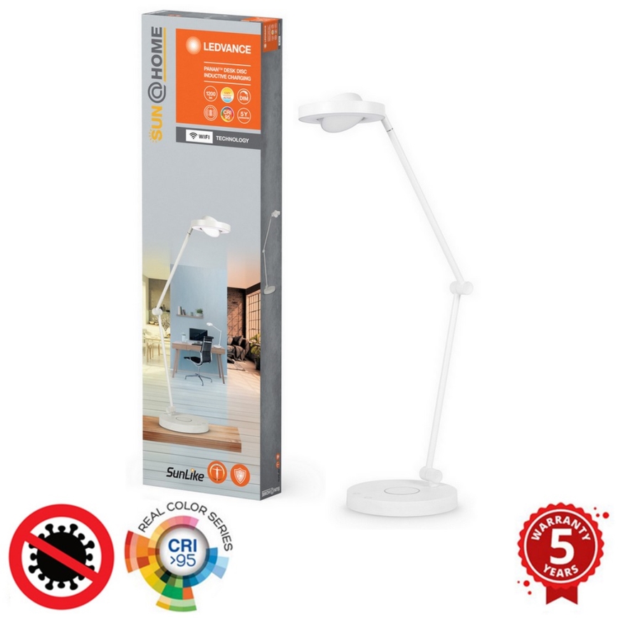 Ledvance - LED Aptumšojama skārienvadāma galda lampa SUN@HOME LED/20W/230V 2200-5000K CRI 95 Wi-Fi