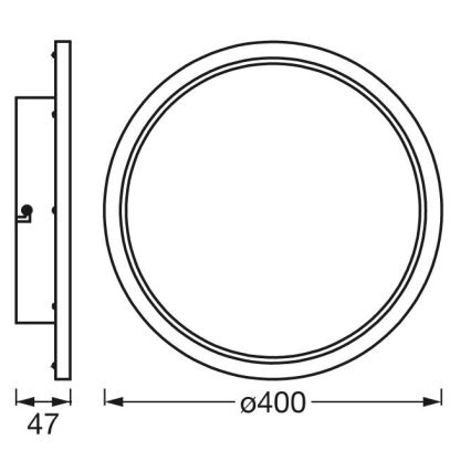 Ledvance - LED Aptumšojama vannas istabas lampa SMART+ DISC LED/25W/230V 3000-6500K Wi-Fi IP44