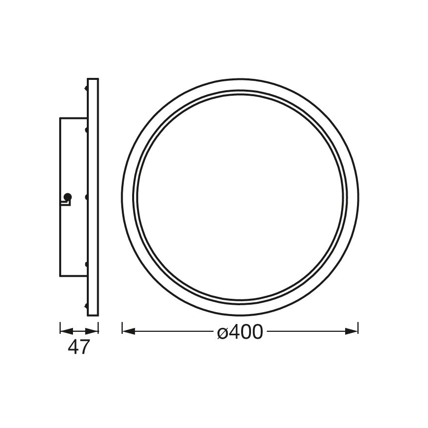 Ledvance - LED Aptumšojama vannas istabas lampa SMART+ DISC LED/25W/230V 3000-6500K Wi-Fi IP44