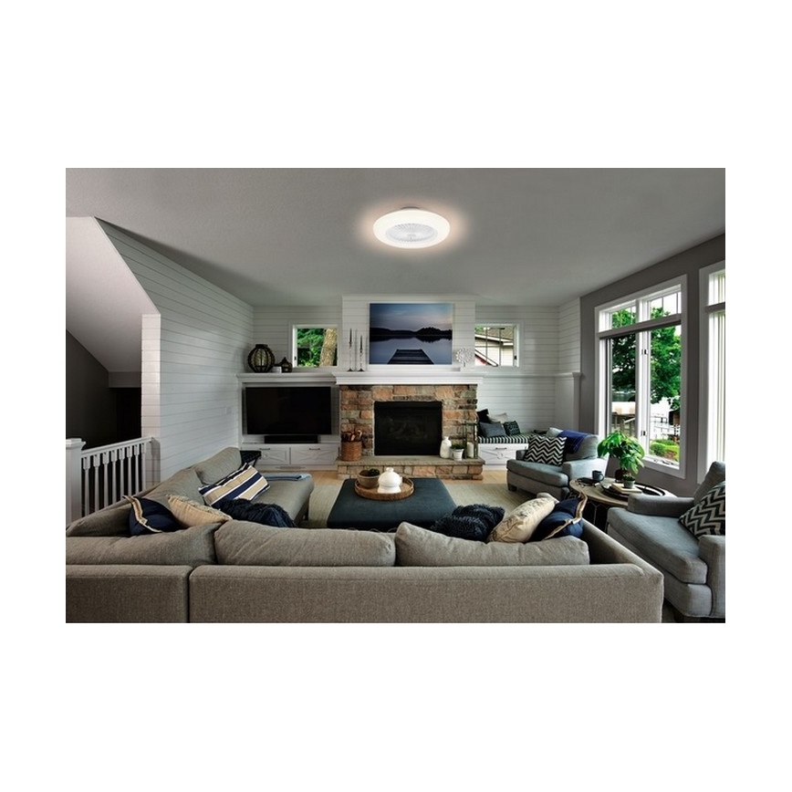 Ledvance - LED Aptumšojams gaismeklis ar ventilatoru SMART+ LED/35W/230V Wi-Fi 3000-6500K + tālvadības pults