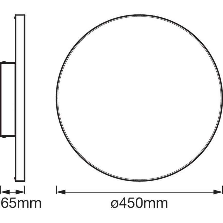 Ledvance - LED Aptumšojams griestu gaismeklis SMART+ FRAMELESS LED/28W/230V 3,000K-6,500K Wi-Fi