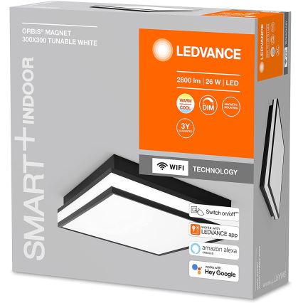 Ledvance - LED LED Aptumšojams griestu gaismeklis SMART+ MAGNET LED/26W/230V 3000-6500K Wi-Fi