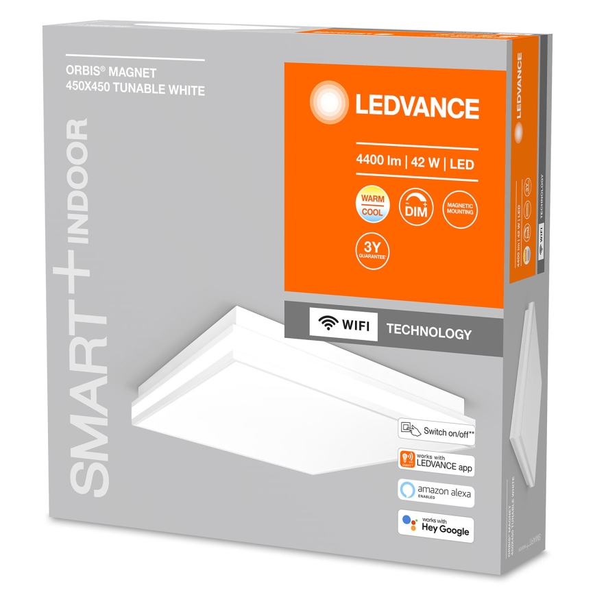 Ledvance - LED Aptumšojams griestu gaismeklis SMART+ MAGNET LED/42W/230V 3000-6500K Wi-Fi