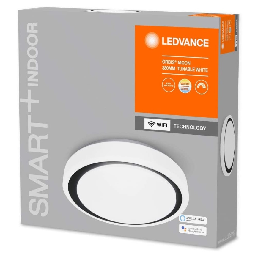 Ledvance - LED Aptumšojams gaismeklis  SMART+ MOON LED/24W/230V 3,000K-6,500K Wi-Fi