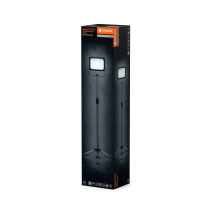 Ledvance - LED Aptumšojams prožektors ar turētāju WORKLIGHT TRIPOD LED/20W/3,7V 1500 mAh IP54