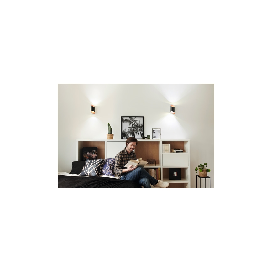 Ledvance - LED Aptumšojams sienas gaismeklis SMART+ CYLINDRO LED/12W/230V 3000-6500K Wi-Fi melns
