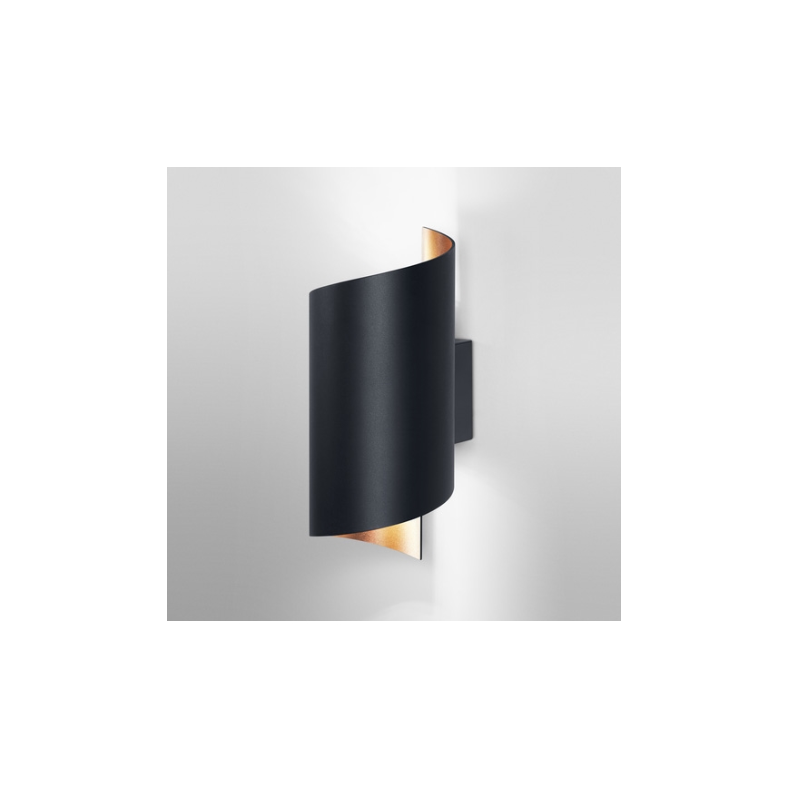Ledvance - LED Aptumšojams sienas gaismeklis SMART+ TWIST LED/12W/230V 3000-6500K Wi-Fi melns