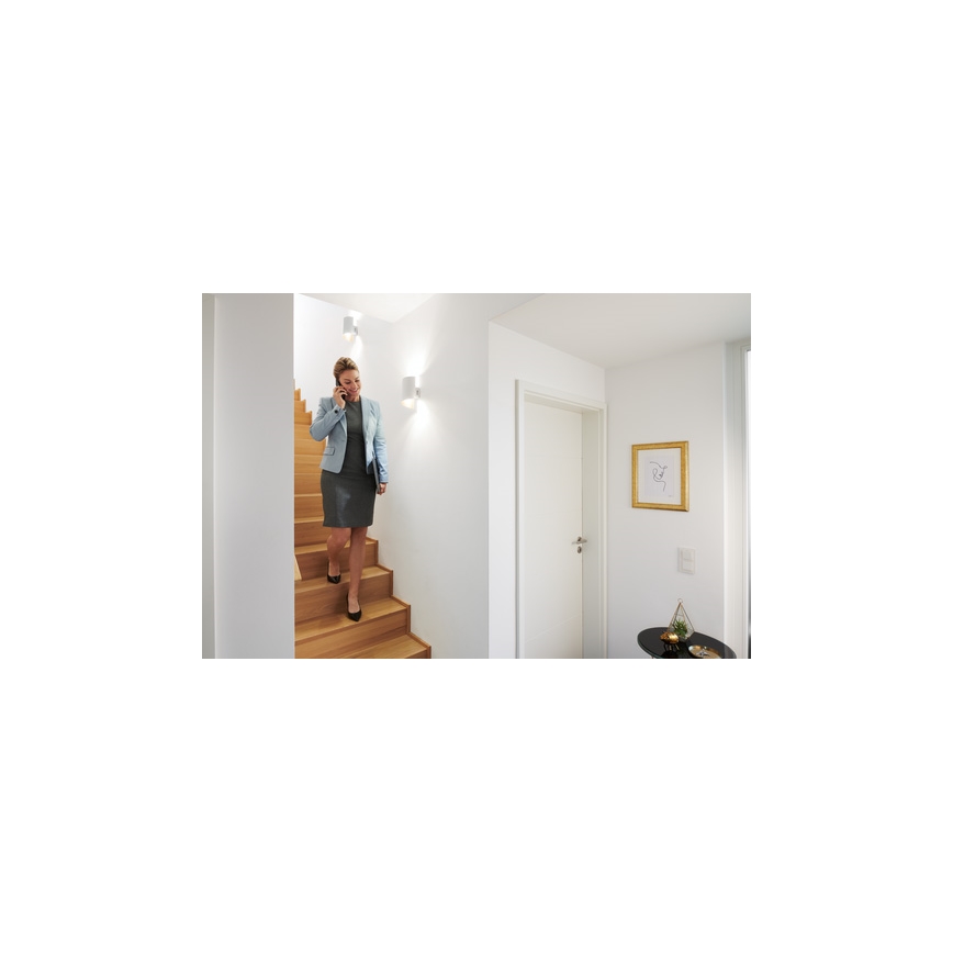 Ledvance - LED Aptumšojams sienas gaismeklis SMART+ TWIST LED/12W/230V 3000-6500K Wi-Fi balts