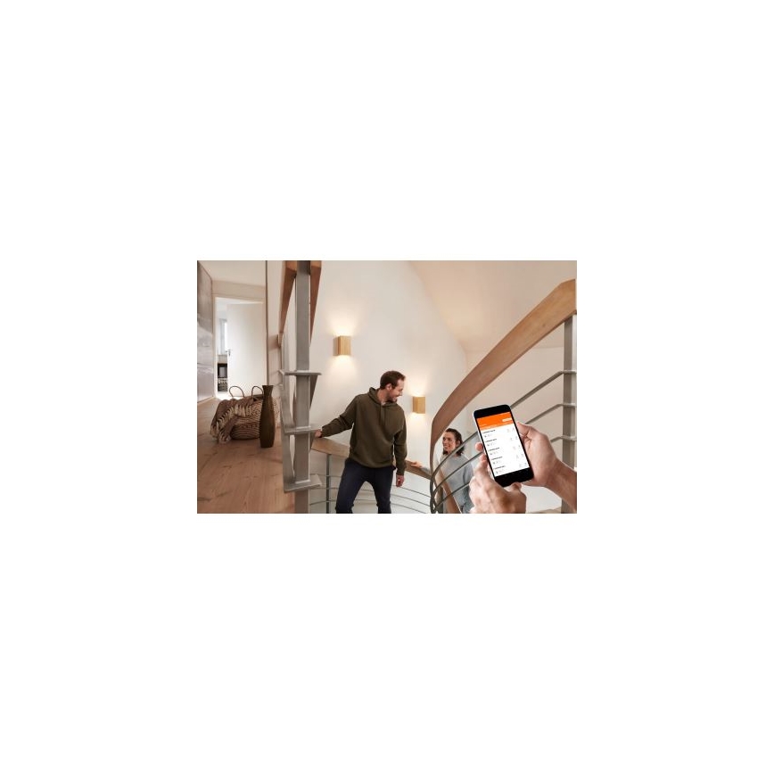 Ledvance - LED Aptumšojams sienas gaismeklis SMART+ WOOD LED/12W/230V 3000-6500K Wi-Fi