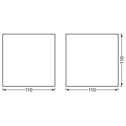 Ledvance -LED Aptumšojams sienas gaismeklis SMART+ WOOD LED/7W/230V 3000-6500K Wi-Fi