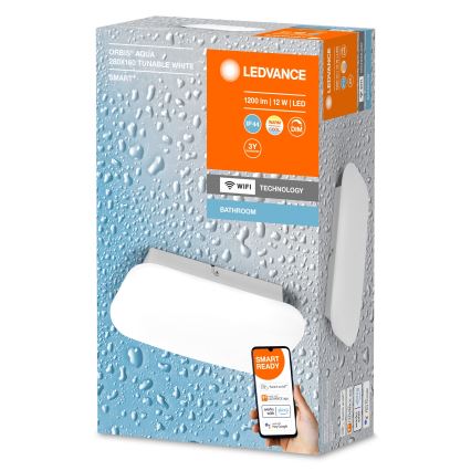 Ledvance - LED Aptumšojams vannas istabas gaismeklis SMART+ AQUA LED/12W/230V 3000-6500K IP44 Wi-Fi