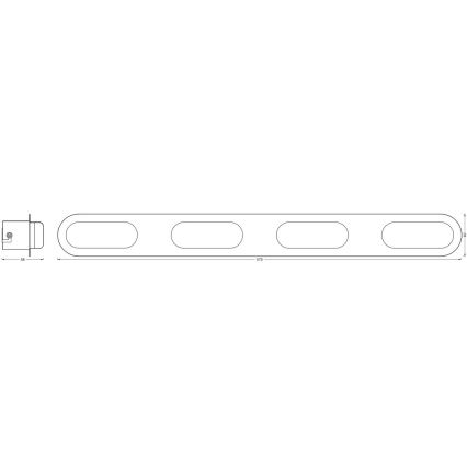 Ledvance - LED Aptumšojams vannas istabas gaismeklis SMART+ DUPLO LED/27W/230V 3000-6500K Wi-Fi IP44