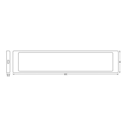 Ledvance - LED Aptumšojams virtuves zem skapīša gaismeklis UNDERCABINET LED/12W/230V 2700-6500K Wi-Fi