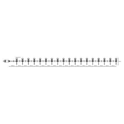 Ledvance - LED Āra dekoratīvais gaismeklis DOT 18xLED/0,7W/230V IP66