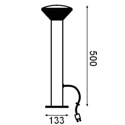 Ledvance - LED Āra lampa ENDURA HYBRID OLONA LED/2W/12V IP44