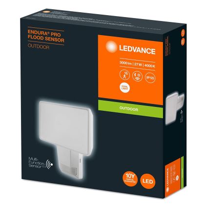 Ledvance - LED Āra prožektors ar sensoru FLOOD LED/27W/230V IP55