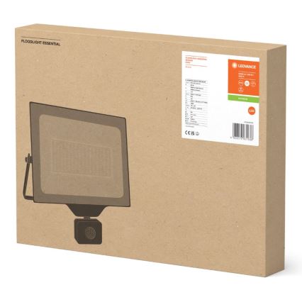 Ledvance - LED Āra sienas prožektors ar sensoru FLOODLIGHT ESSENTIAL LED/200W/230V IP65