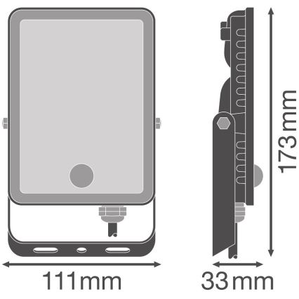 Ledvance - LED Āra prožektors ar sensoru FLOODLIGHT LED/20W/230V 6500K IP65