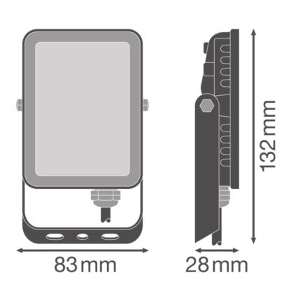 Ledvance - LED Āra sienas prožektors FLOODLIGHT ESSENTIAL LED/10W/230V IP65