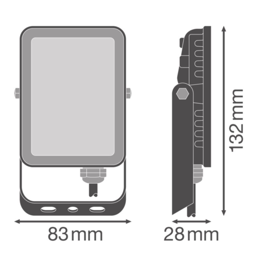 Ledvance - LED Āra sienas prožektors FLOODLIGHT ESSENTIAL LED/10W/230V IP65