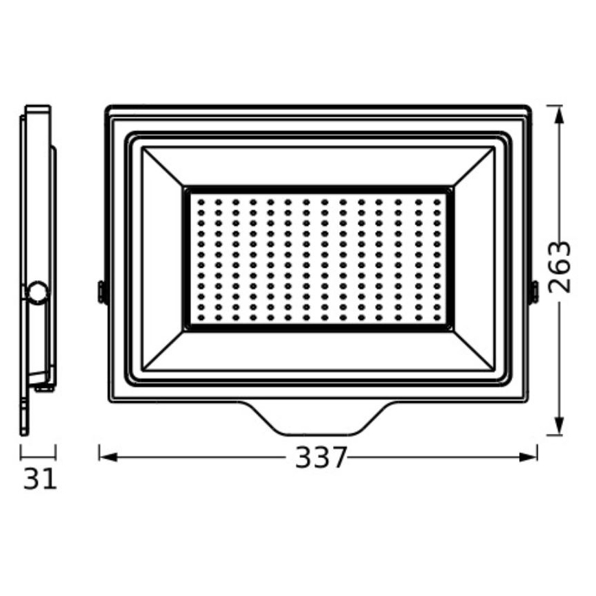 Ledvance - LED Āra sienas prožektors FLOODLIGHT ESSENTIAL LED/150W/230V IP65