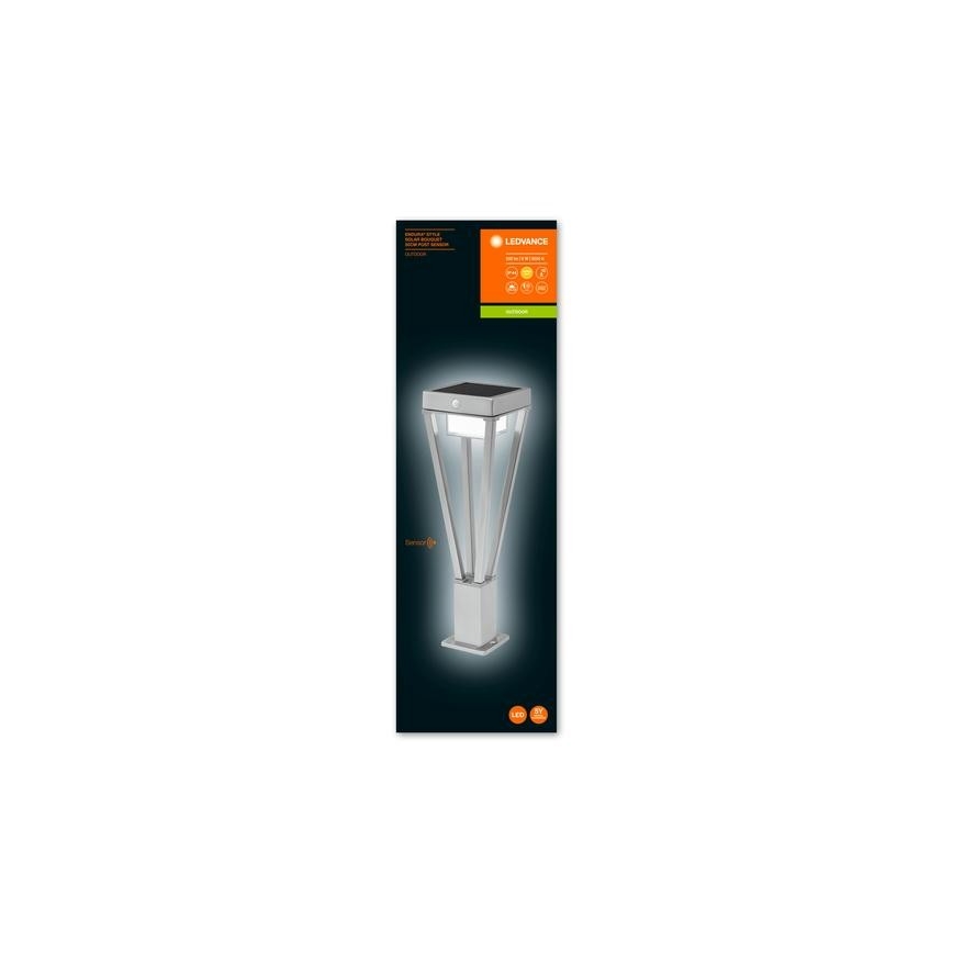 Ledvance - LED Āra saules enerģijas lampa ar sensoru BOUQUET LED/6W/3,7V 2200 mAh IP44