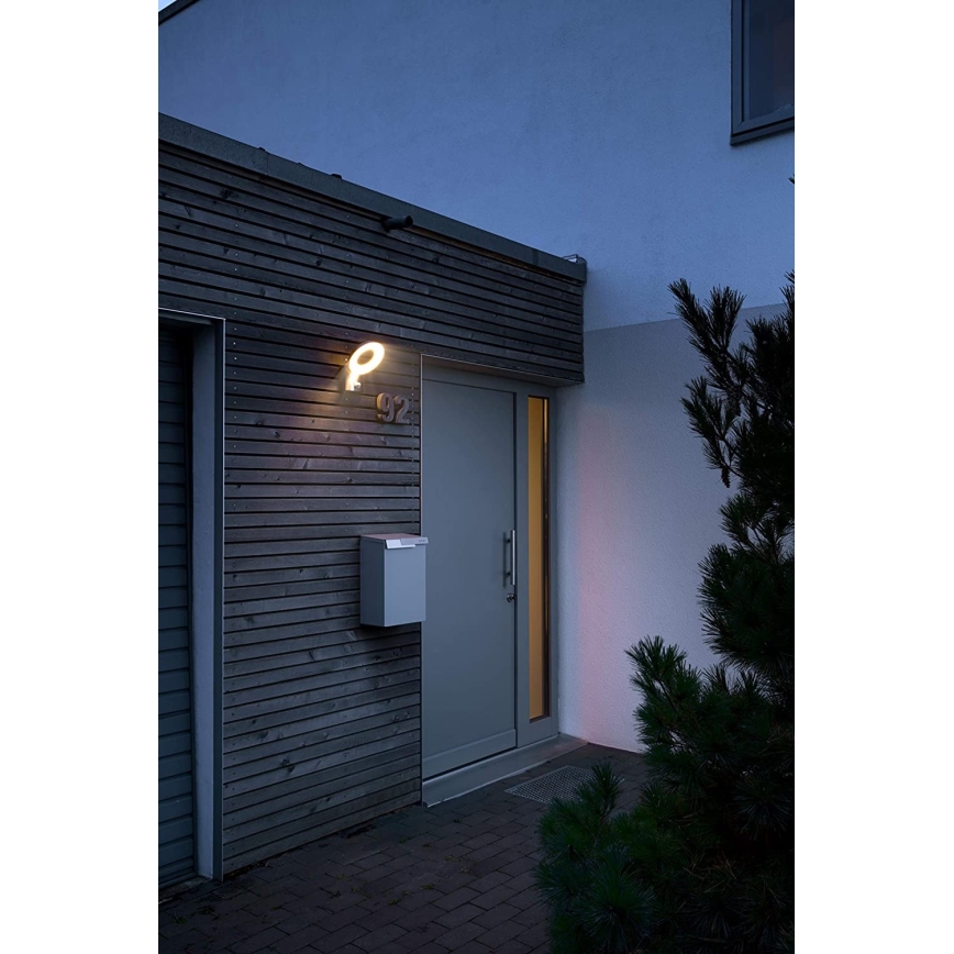Ledvance - LED  Āra sienas gaisma ar sensoru LOOP 1xLED/12W/230V IP44
