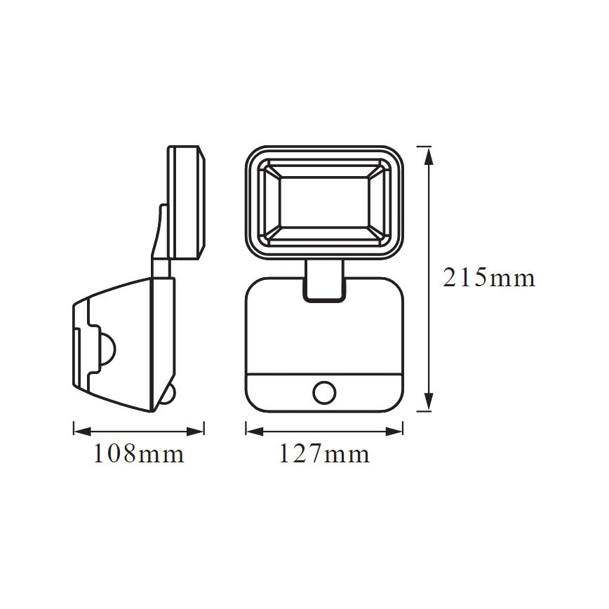 Ledvance - LED Āra sienas gaismeklis ar sensoru BATTERY LED/4W/6V IP54