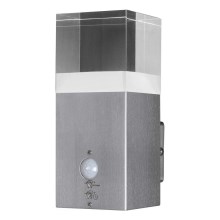 Ledvance - LED Āra sienas gaismeklis ar sensoru CRYSTAL 1xLED/5W/230V IP44