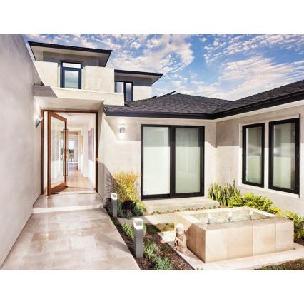 Ledvance - LED āra sienas gaismeklis ar sensoru CRYSTAL LED/5W/230V IP44