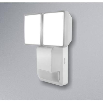 Ledvance - LED Āra sienas gaismeklis ar sensoru SPOT 2xLED/8W/230V IP55