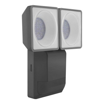 Ledvance - LED Āra sienas gaismeklis ar sensoru SPOT 2xLED/8W/230V IP55