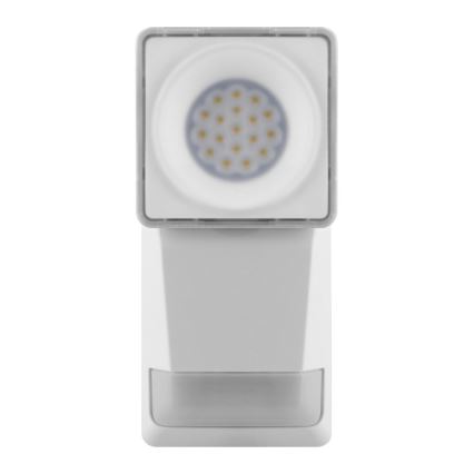 Ledvance - LED Āra sienas gaismeklis ar sensoru SPOT LED/8W/230V IP55 balts