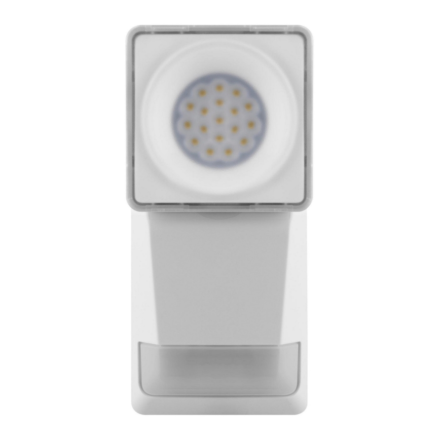 Ledvance - LED Āra sienas gaismeklis ar sensoru SPOT LED/8W/230V IP55 balts