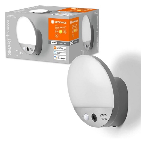 Ledvance - LED Āra sienas gaismeklis ar sensoru un kameru SMART+ LED/15W/230V Wi-Fi IP44