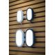 Ledvance - LED Āra sienas gaismeklis BULKHEAD LED/11W/230V IP54 melns