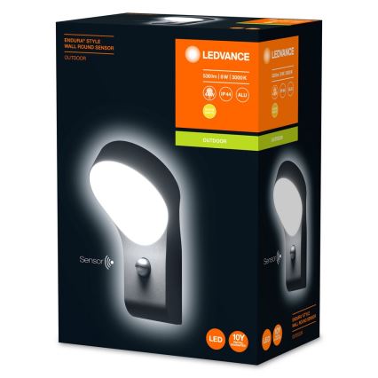 Ledvance - LED Āra sienas lampa ar sensoru ENDURA LED/8W/230V IP44