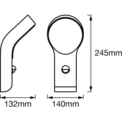 Ledvance - LED Āra sienas lampa ar sensoru ENDURA LED/8W/230V IP44